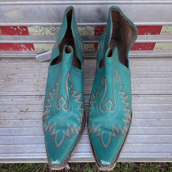 Ariat Dixon ankle booties teal - Picture 2 of 9